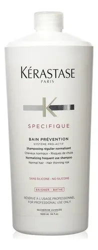 Kérastase Spécifique Bain Prévention 1000 ml Shampoo Fortalecedor Anticaída para Cabello Debilitado