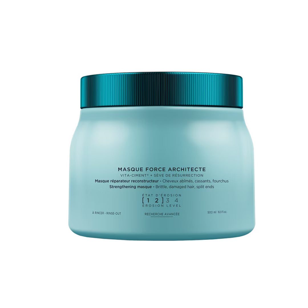 Kérastase Resistance Masque Force Architecte 500 ml Mascarilla Reconstructora para Cabello Dañado y Quebradizo