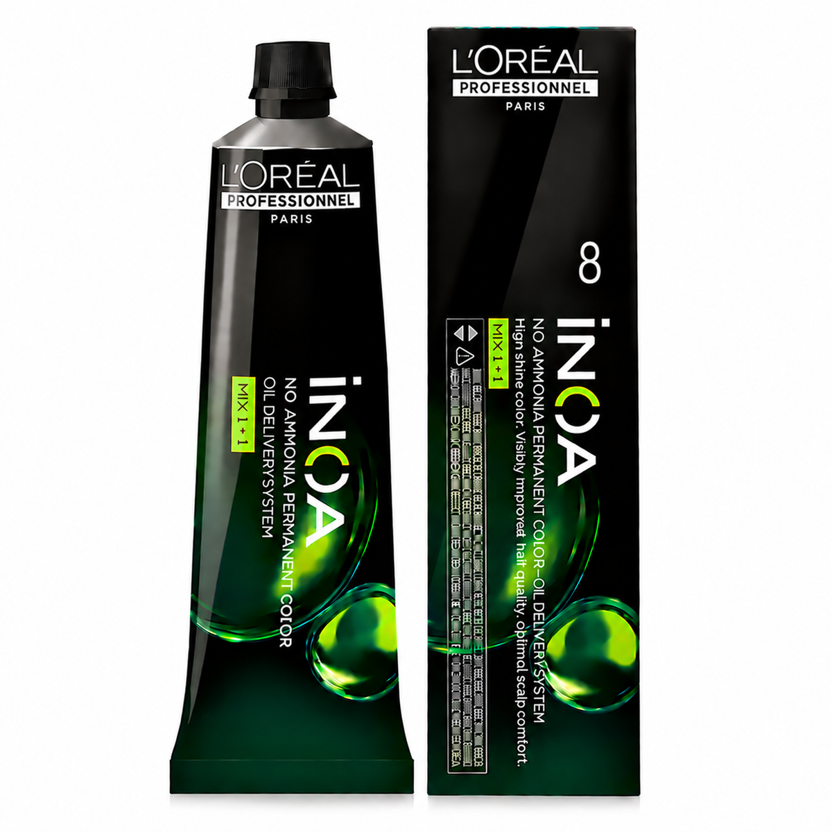 L’Oréal Professionnel INOA 8 – Rubio Claro Coloración Sin Amoníaco 60 g