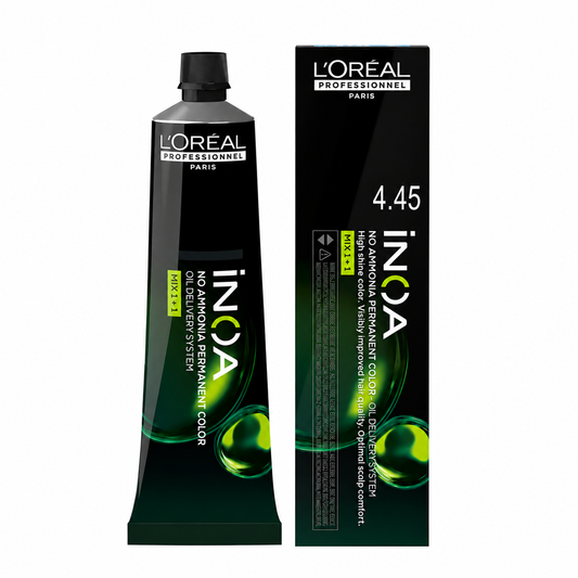 L’Oréal Professionnel INOA 4.45 – Castaño Cobrizo Caoba Sin Amoníaco 60 g