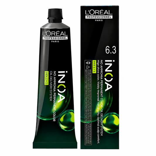 L’Oréal Professionnel INOA 6.3 – Rubio Oscuro Dorado Coloración Sin Amoníaco 60 g