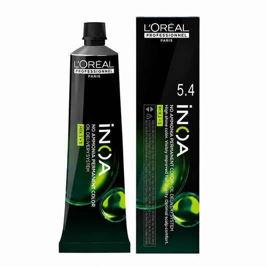 L’Oréal Professionnel INOA 5.4 – Castaño Claro Cobrizo Coloración Sin Amoníaco 60 g