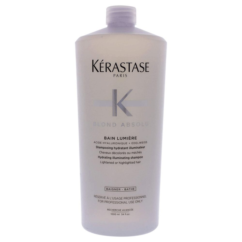 Kérastase Blond Absolu Bain Lumière 1000 ml Shampoo Hidratante Iluminador para Cabello Rubio y Decolorado