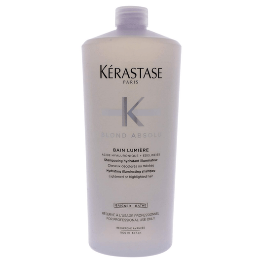 Kérastase Blond Absolu Bain Lumière 1000 ml Shampoo Hidratante Iluminador para Cabello Rubio y Decolorado