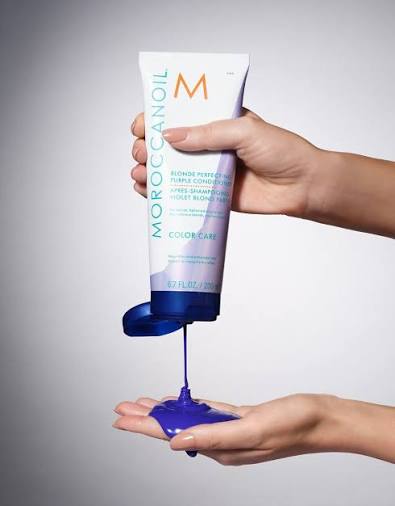 Moroccanoil Blonde Perfecting Purple Conditioner  Acondicionador Violeta 200 ml