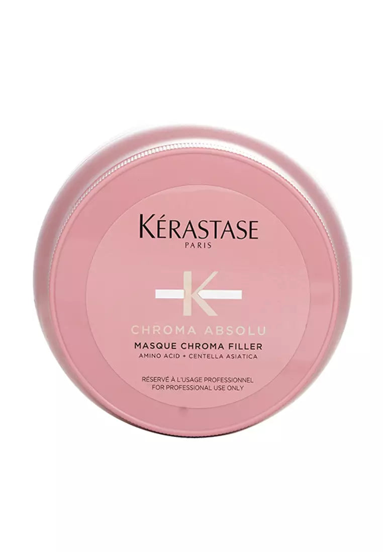Kérastase Chroma Absolu Masque Chroma Filler 500 ml Mascarilla Reparadora para Cabello Teñido y Sensibilizado