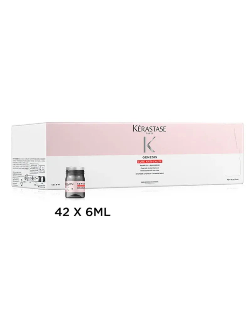 Kérastase Genesis Cure Anti-Chute 42 x 6 ml Tratamiento Intensivo Anticaída en Ampollas