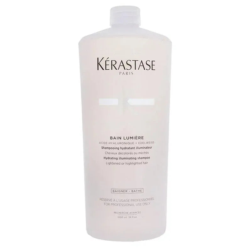 Kérastase Blond Absolu Bain Lumière 1000 ml Shampoo Hidratante Iluminador para Cabello Rubio y Decolorado