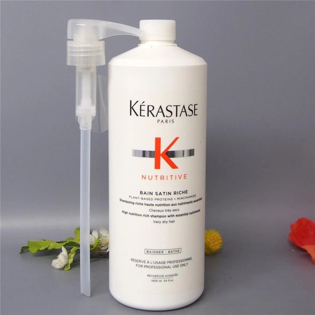 Kérastase Nutritive Bain Satin Riche 1000 ml Shampoo Nutritivo para Cabello Muy Seco
