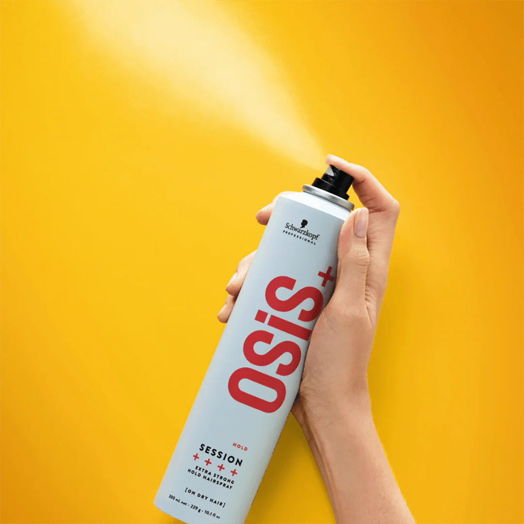 Schwarzkopf Professional OSiS+ Session 500 ml Laca de Fijación Extra Fuerte para Acabado de Larga Duración
