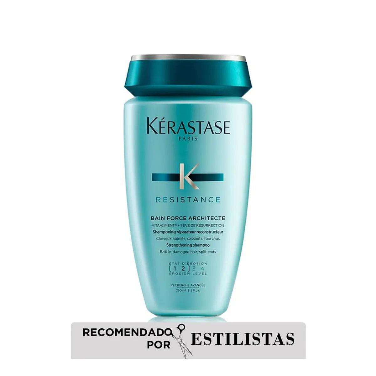 Kérastase Resistance Bain Force Architecte Shampoo Reparador para Cabello Dañado