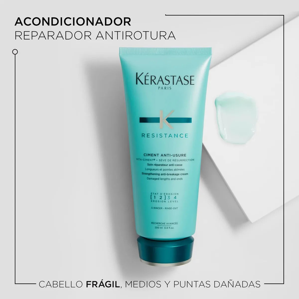 Kérastase Resistance Ciment Anti-Usure Acondicionador Reparador para Cabello Dañado