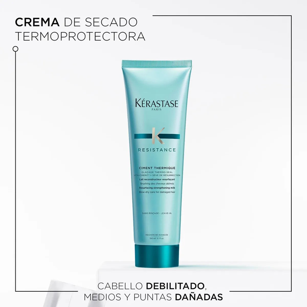 Kérastase Resistance Ciment Thermique Protector Térmico Reparador para Cabello Dañado
