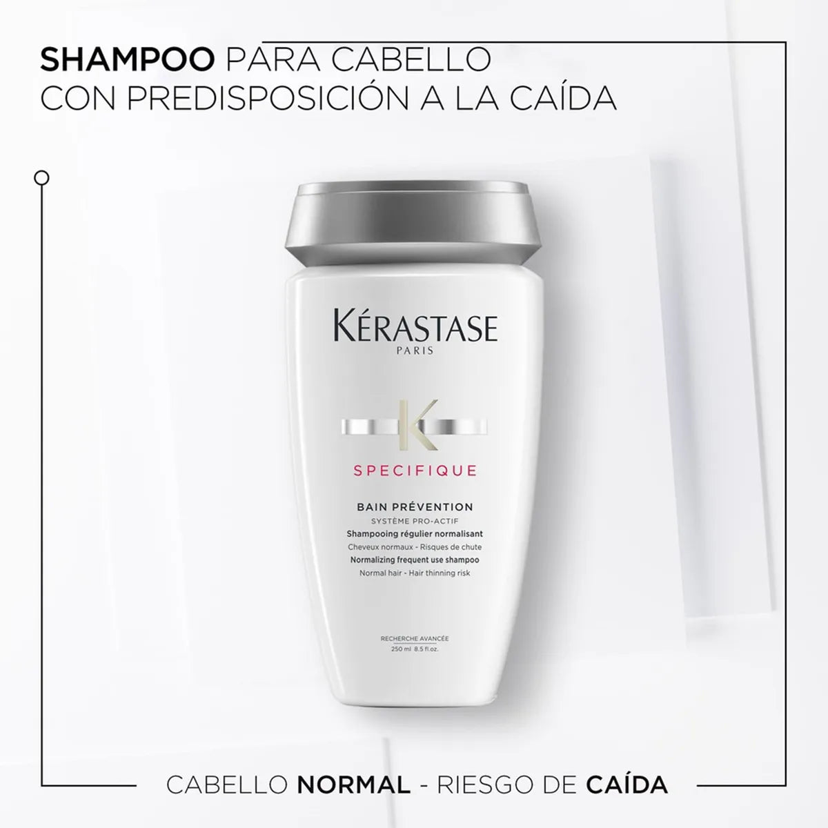 Kérastase Spécifique Bain Prévention Shampoo Fortificante para Cabello con Tendencia a la Caída