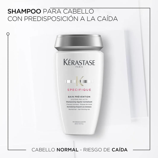 Kérastase Spécifique Bain Prévention Shampoo Fortificante para Cabello con Tendencia a la Caída