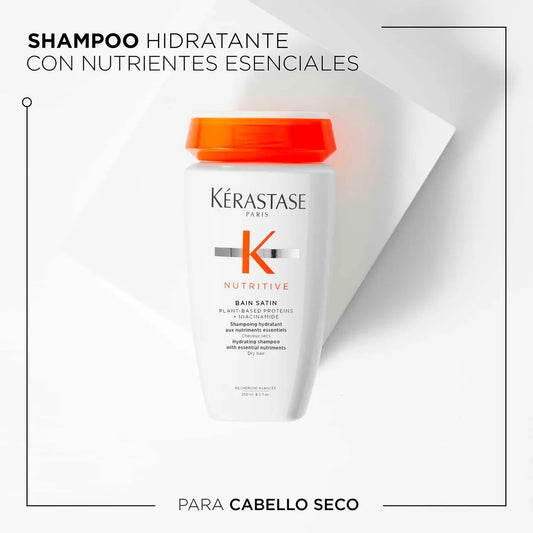 Kérastase Nutritive Bain Satin Shampoo Nutritivo para Cabello Seco