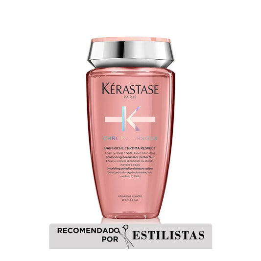 Kérastase Chroma Absolu Bain Riche Chroma Respect Shampoo Nutritivo para Cabello Teñido