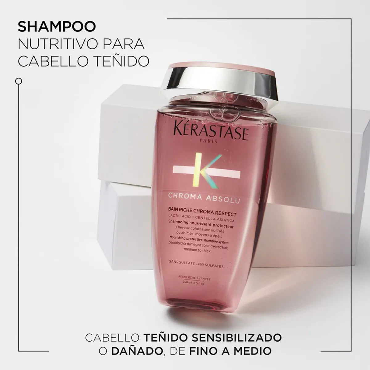 Kérastase Chroma Absolu Bain Riche Chroma Respect Shampoo Nutritivo para Cabello Teñido