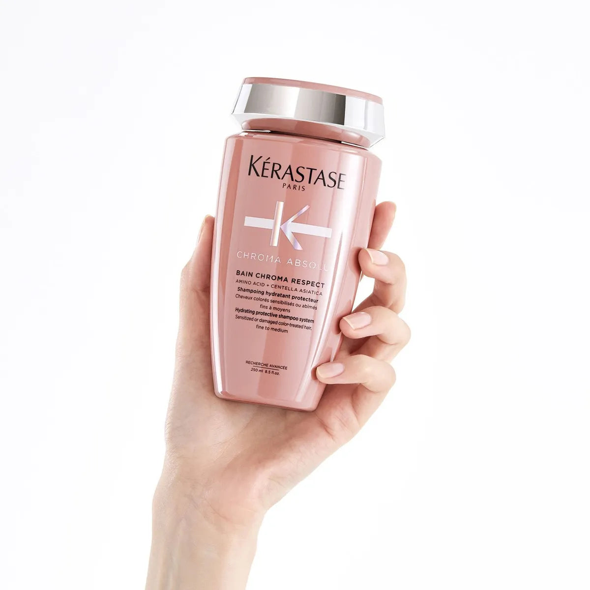 Kérastase Chroma Absolu Bain Chroma Respect Shampoo Hidratante para Cabello Teñido Fino a Medio