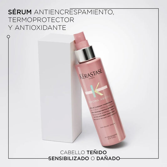 Kérastase Chroma Absolu Sérum Chroma Thermique Sérum Protector Térmico para Cabello Teñido y Decoloreado