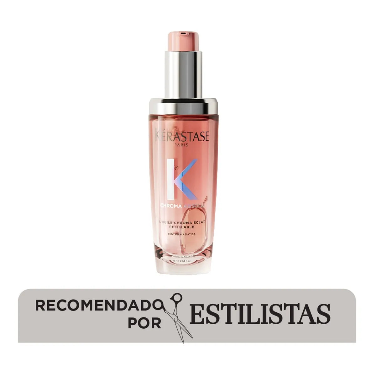 Kérastase Chroma Absolu L'Huile Chroma Éclat Aceite Capilar Iluminador para Cabello Teñido