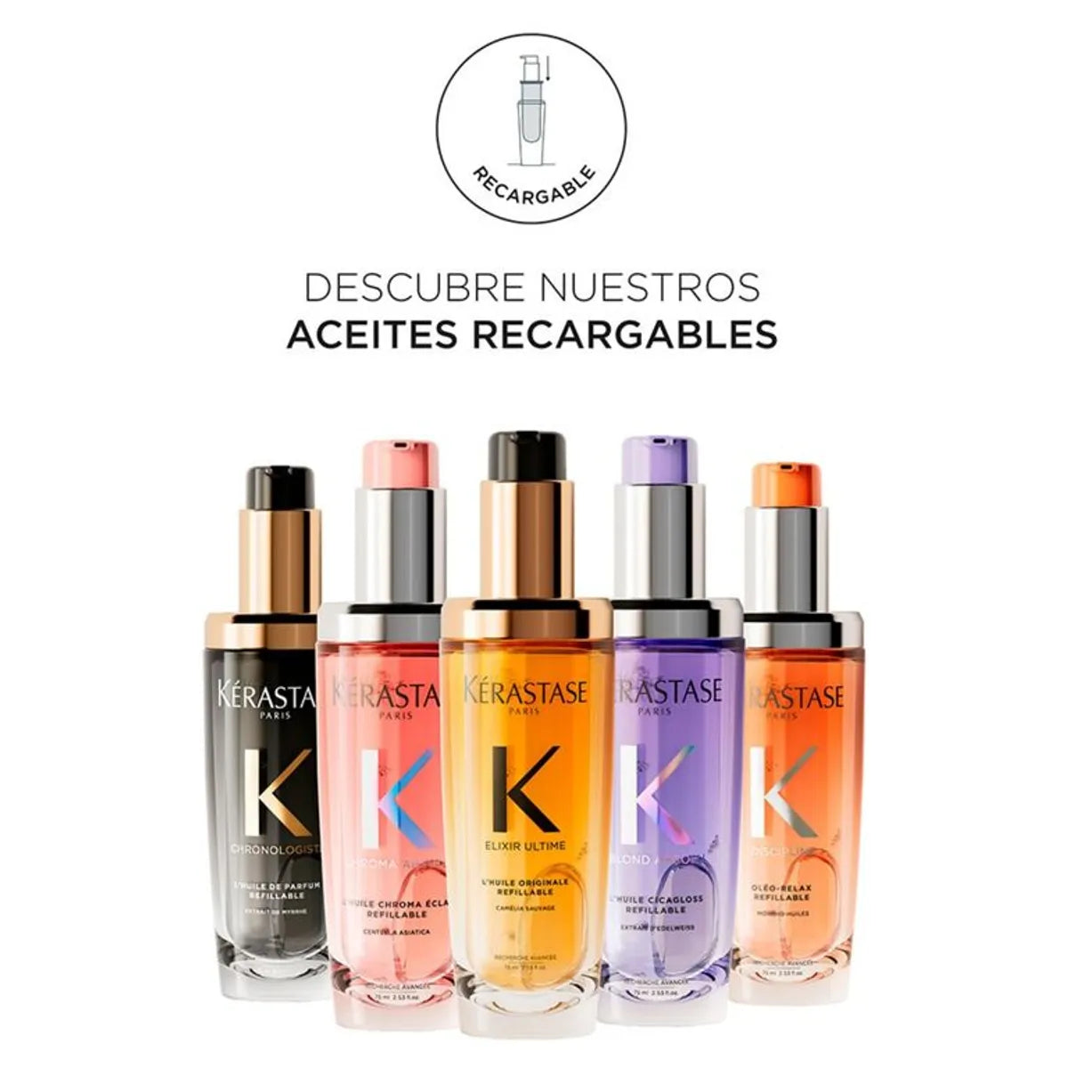 Kérastase Chroma Absolu L'Huile Chroma Éclat Aceite Capilar Iluminador para Cabello Teñido