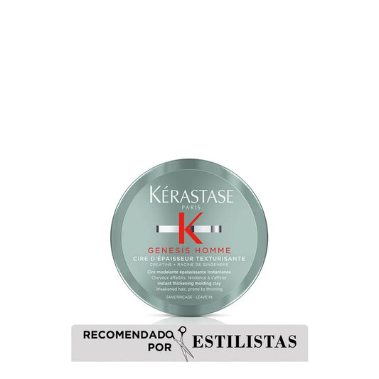 Kérastase Genesis Homme Cire d'Épaisseur Texturisante Cera Densificadora para Cabello con Pérdida de Densidad