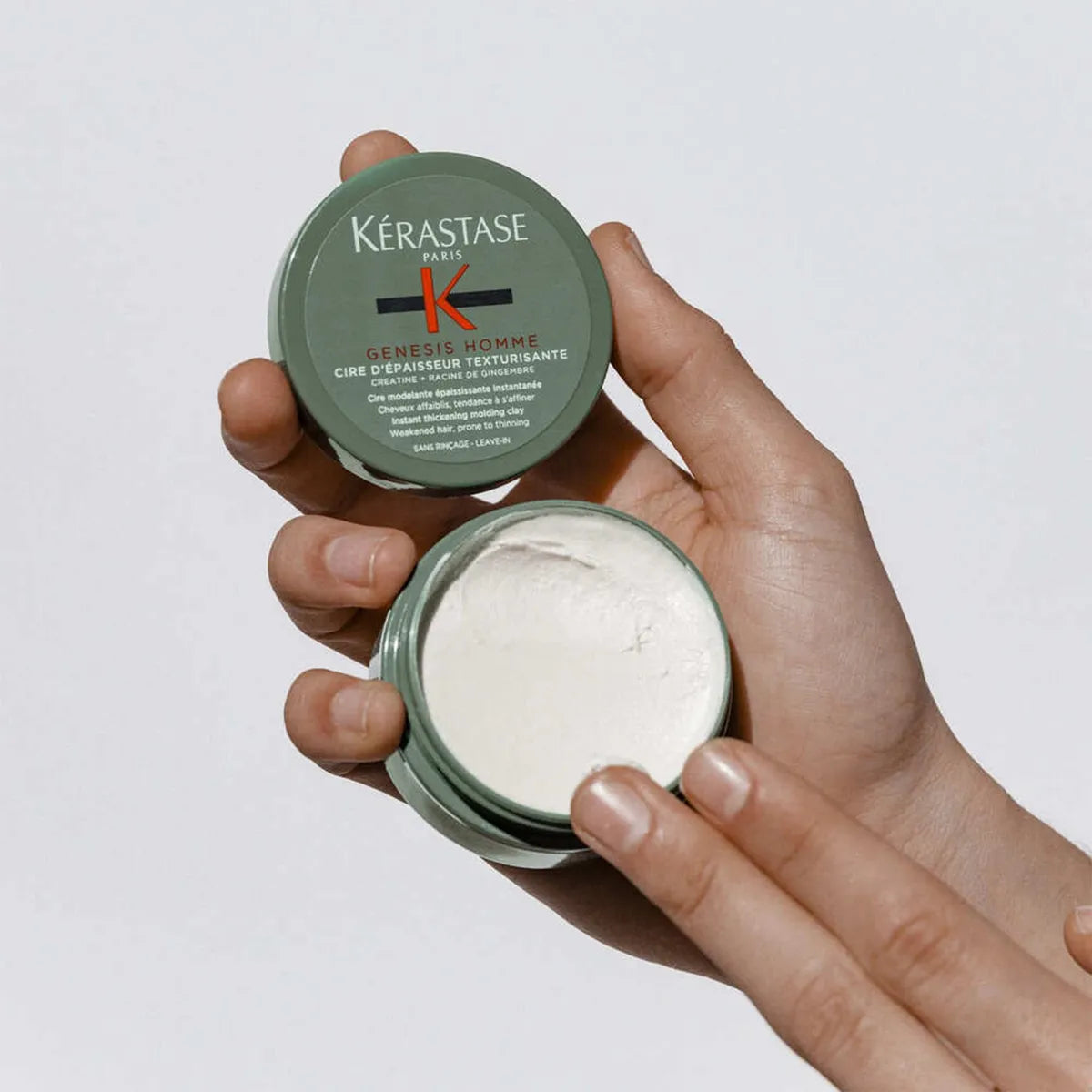 Kérastase Genesis Homme Cire d'Épaisseur Texturisante Cera Densificadora para Cabello con Pérdida de Densidad