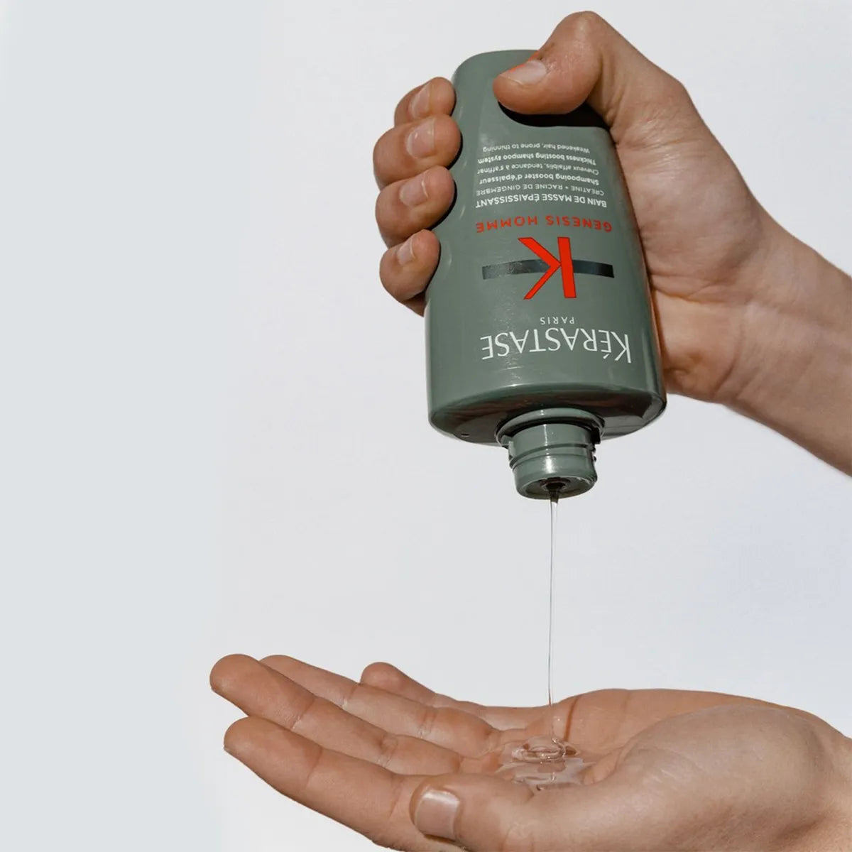 Kérastase Genesis Homme Bain de Masse Épaississant Shampoo Densificador para Hombre con Cabello Fino