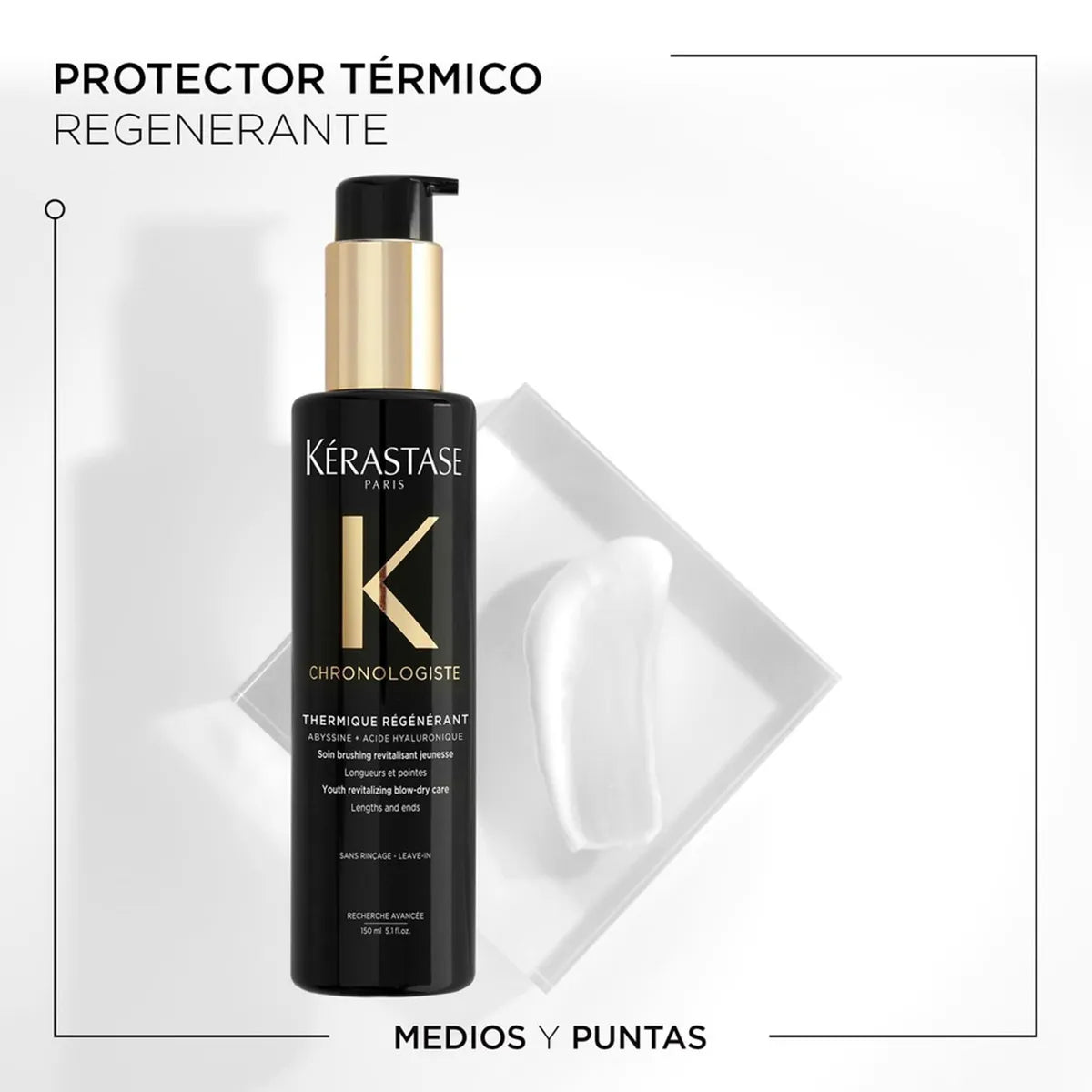 Kérastase Chronologiste Thermique Régénérant Protector Térmico Antiedad para Todo Tipo de Cabello