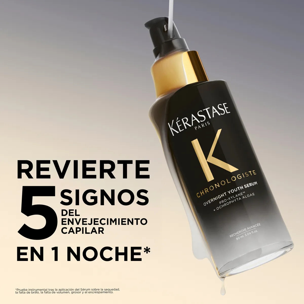 Kérastase Chronologiste Overnight Youth Serum Sérum Capilar Nocturno Antiedad para Todo Tipo de Cabello