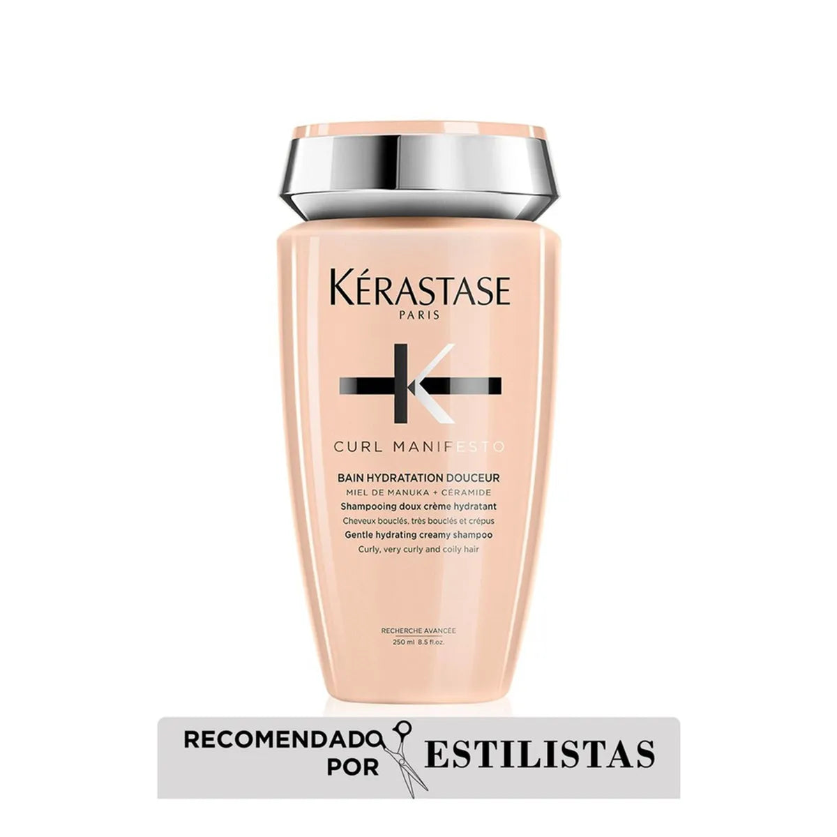 Kérastase Curl Manifesto Bain Hydratation Douceur Shampoo Hidratante para Cabello Ondulado, Rizado y Afro