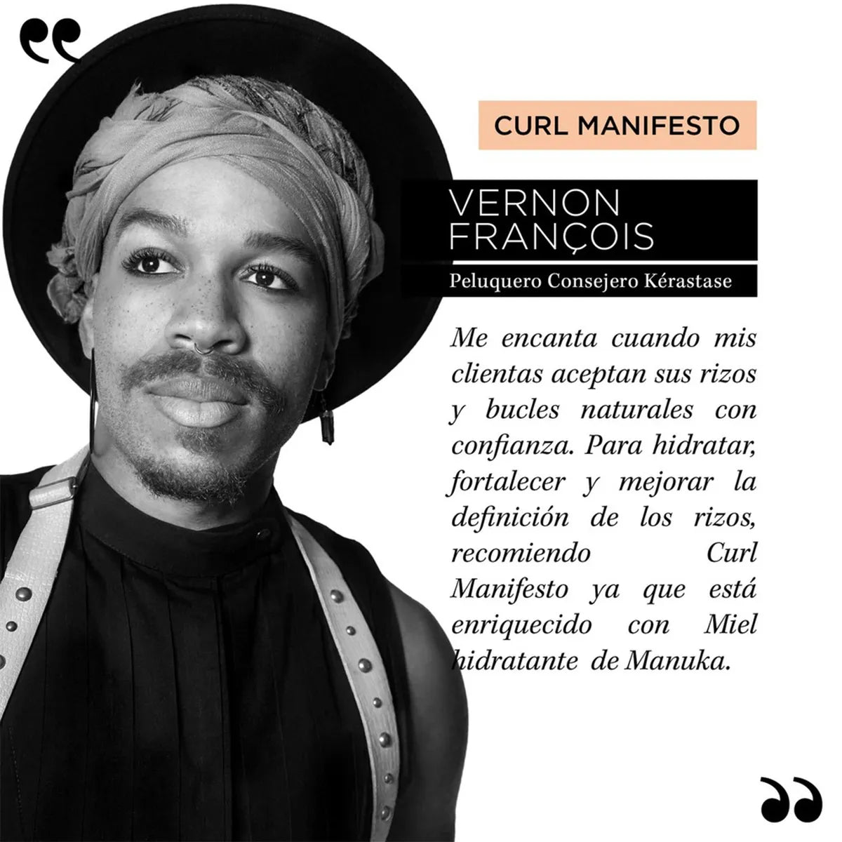 Kérastase Curl Manifesto Crème De Jour Fondamentale Crema Hidratante Sin Enjuague para Cabello Ondulado, Rizado y Afro