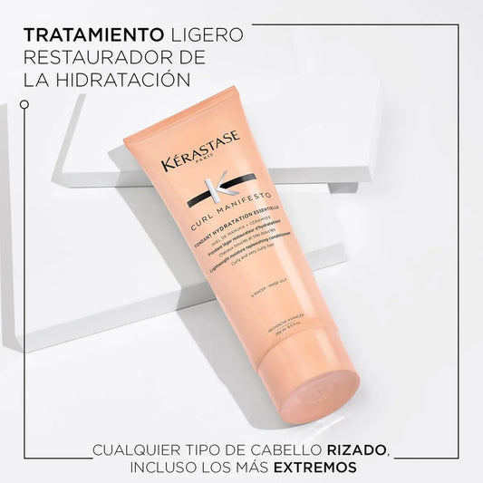 Kérastase Curl Manifesto Fondant Hydratation Essentielle Acondicionador Hidratante para Cabello Ondulado, Rizado y Afro
