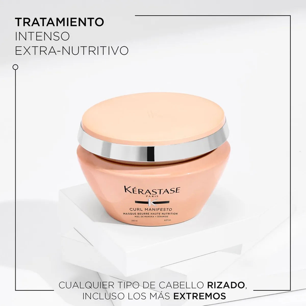 Kérastase Curl Manifesto Masque Beurre Haute Nutrition Mascarilla de Nutrición Intensa para Cabello Muy Rizado y Afro