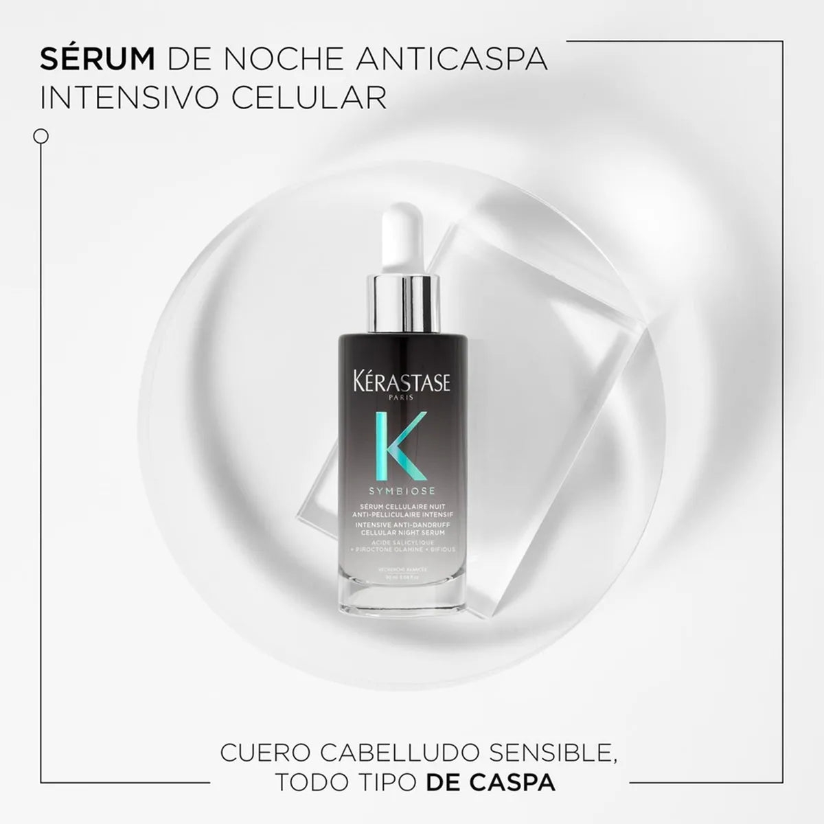 Kérastase Symbiose Sérum Cellulaire Nuit Anti-Pelliculaire Sérum Nocturno Anticaspa para Cuero Cabelludo Sensible