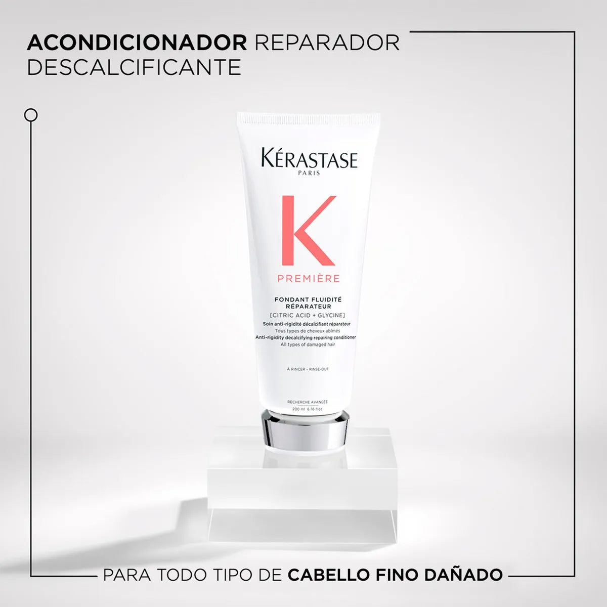 Kérastase Première Fondant Fluidité Réparateur Acondicionador Reparador Descalcificante para Cabello Dañado