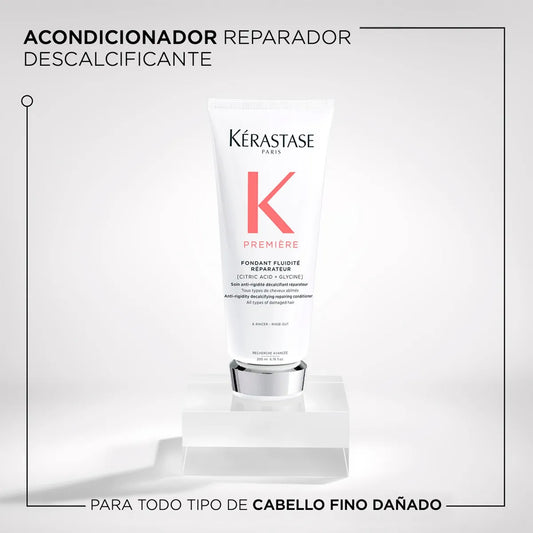 Kérastase Première Fondant Fluidité Réparateur Acondicionador Reparador Descalcificante para Cabello Dañado