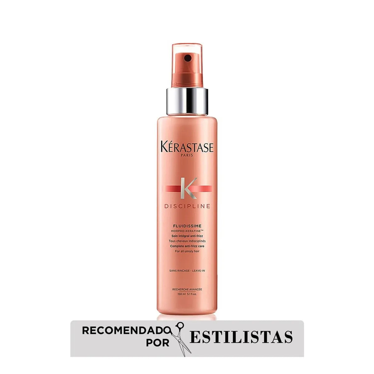Kérastase Discipline Fluidissime Spray Antifrizz con Protección Térmica para Cabello Rebelde
