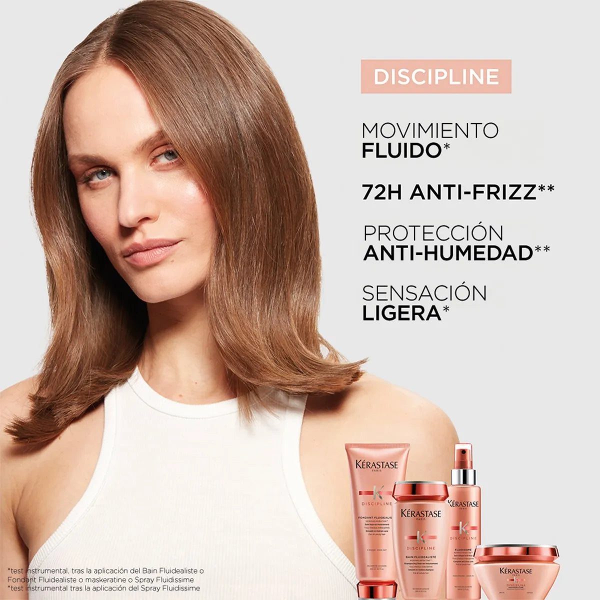 Kérastase Discipline Fluidissime Spray Antifrizz con Protección Térmica para Cabello Rebelde