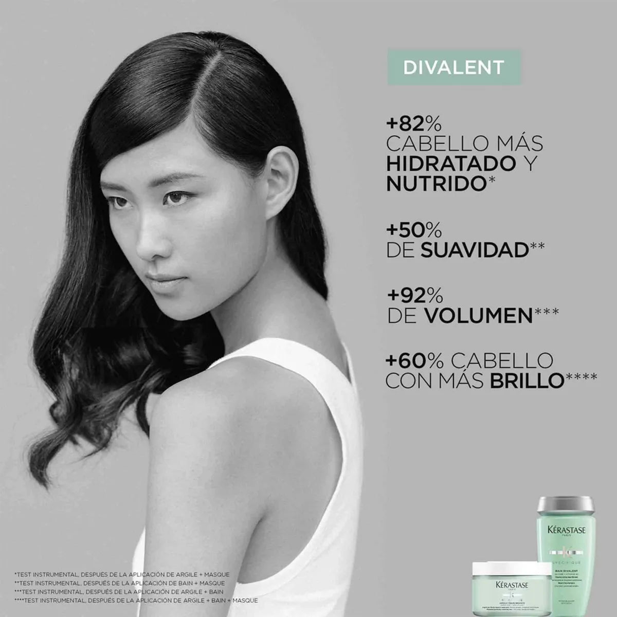 Kérastase Spécifique Bain Divalent 1000 ml Shampoo Equilibrante para Raíces Grasas y Puntas Secas