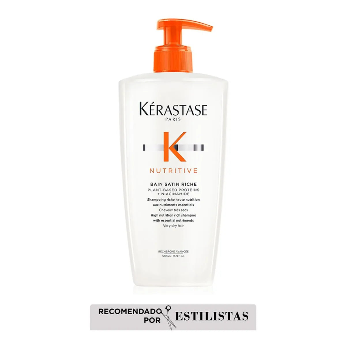 Kérastase Nutritive Bain Satin Riche 500 ml Shampoo Nutritivo para Cabello Muy Seco