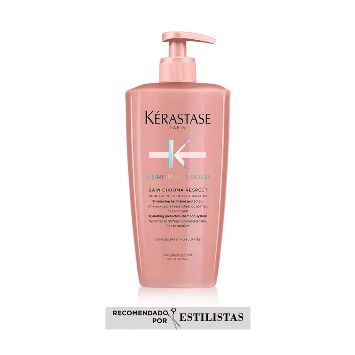 Kérastase Chroma Absolu Bain Chroma Respect 500 ml Shampoo Protector para Cabello Teñido y Sensibilizado