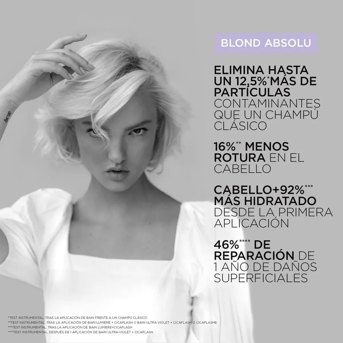 Kérastase Blond Absolu Masque Ultra-Violet 500 ml Mascarilla Matizadora para Cabello Rubio, Gris y Decolorado