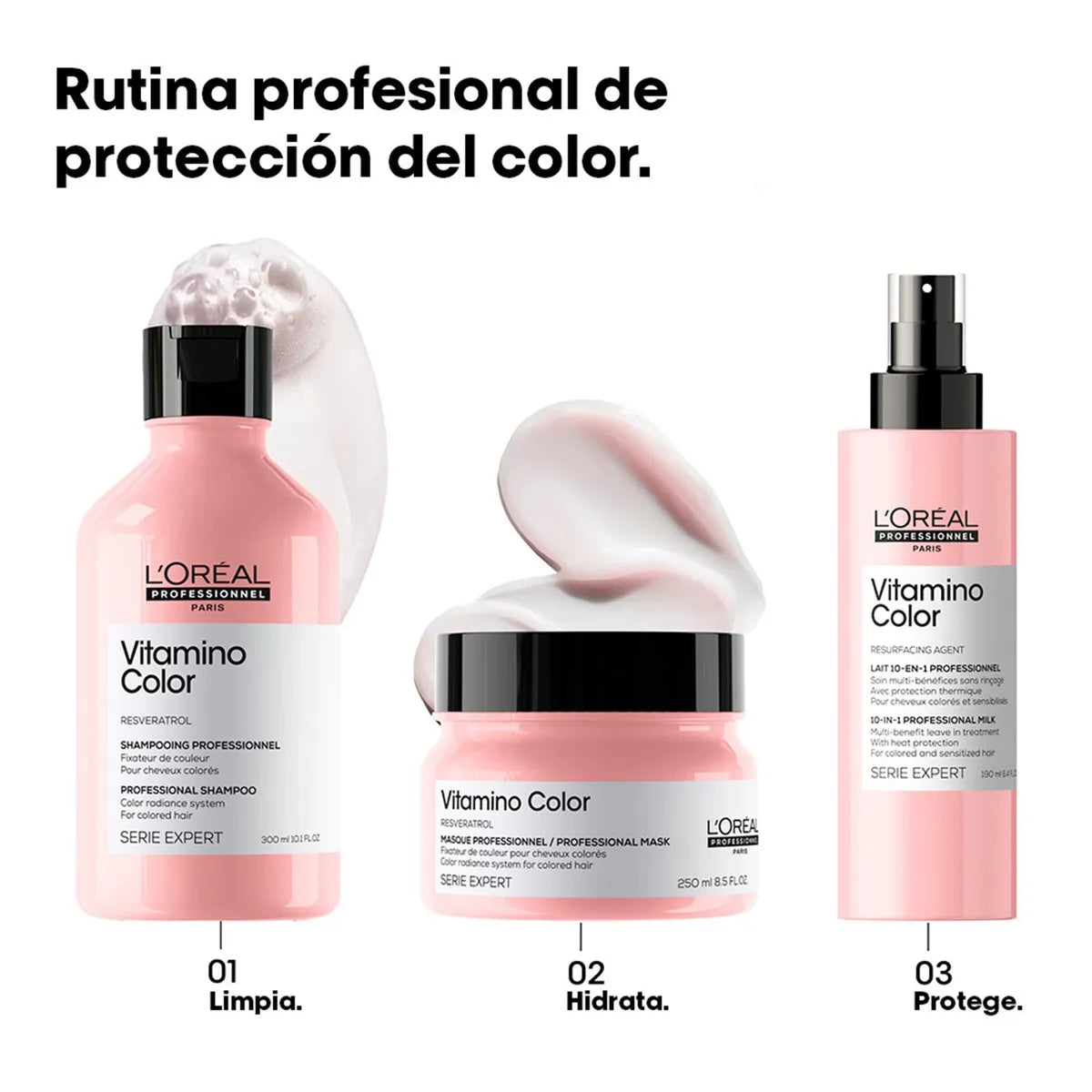 L'Oréal Professionnel Vitamino Color Shampoo 300 ml Shampoo Protector para Cabello Teñido