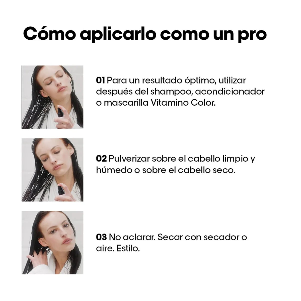 L'Oréal Professionnel Vitamino Color Spray Cuida Color 10 en 1 190 ml Spray Protector para Cabello Teñido