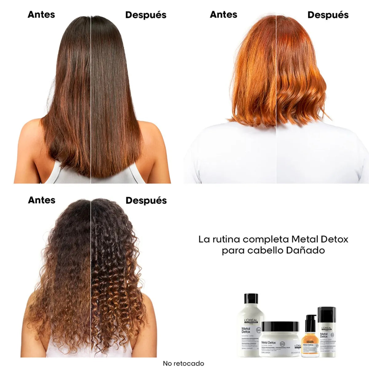 L'Oréal Professionnel Metal Detox Mascarilla 250 ml Mascarilla Protectora para Cabello Teñido y Decolorado