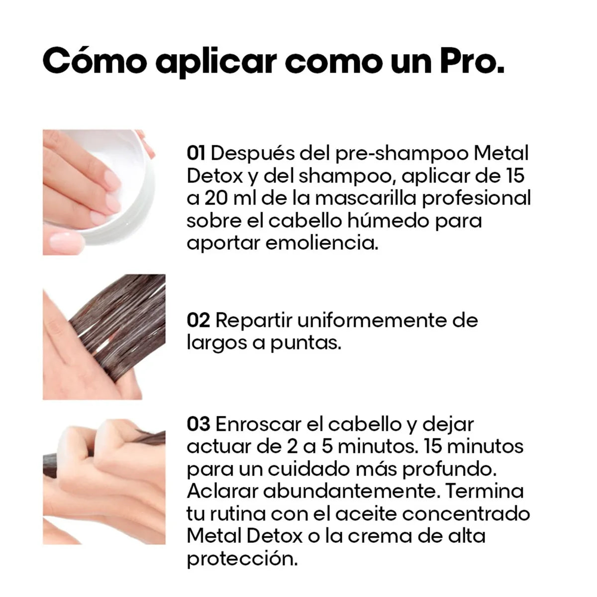 L'Oréal Professionnel Metal Detox Mascarilla 250 ml Mascarilla Protectora para Cabello Teñido y Decolorado