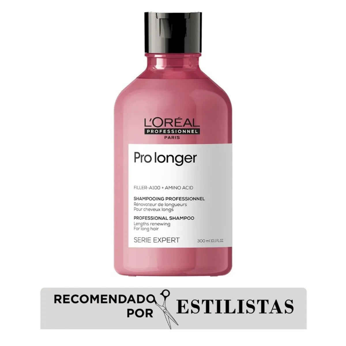 L'Oréal Professionnel Pro Longer Shampoo 300 ml Shampoo Fortalecedor para Cabello Largo con Puntas Finas