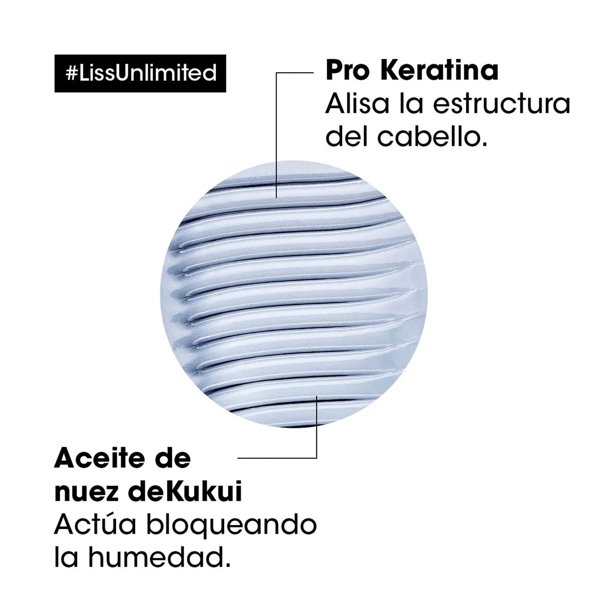 L'Oréal Professionnel Liss Unlimited Mascarilla 250 ml Mascarilla Antifrizz para Cabello Rebelde y Encrespado